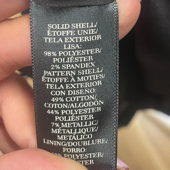 Ann Taylor Black Sheath Dress with Metallic Leopard Detail - Picture 5 of 5